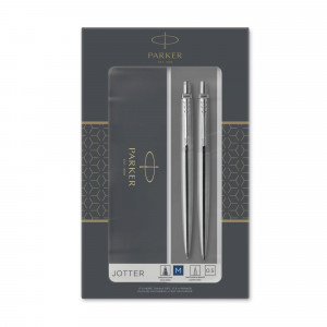 Подарочный набор Parker: шариковая ручка и карандаш Jotter Stainless Steel CT