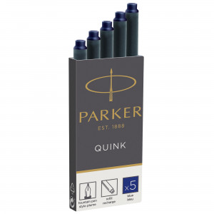 Картриджи чернильные Standard для перьевых ручек Parker синие, 5 шт в упаковке