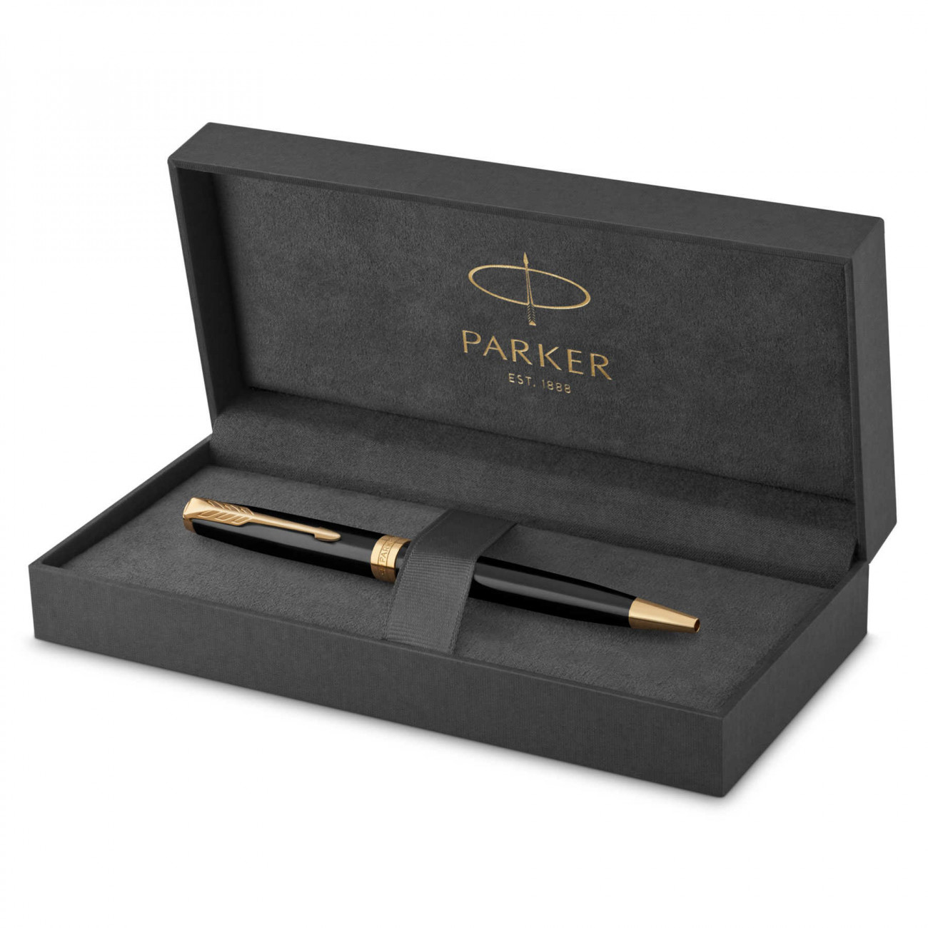 Шариковая ручка Parker Sonnet Black Lacquer GT