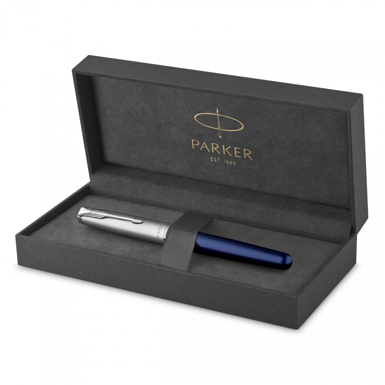Перьевая ручка Parker Sonnet Entry Metal & Blue Lacquer